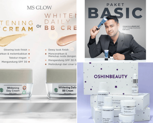 skincare paket recomend cover photo collage