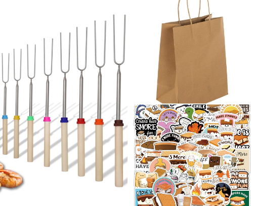S’mores Themed Party cover photo collage