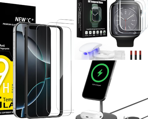 Gadgets and accessories cover photo collage