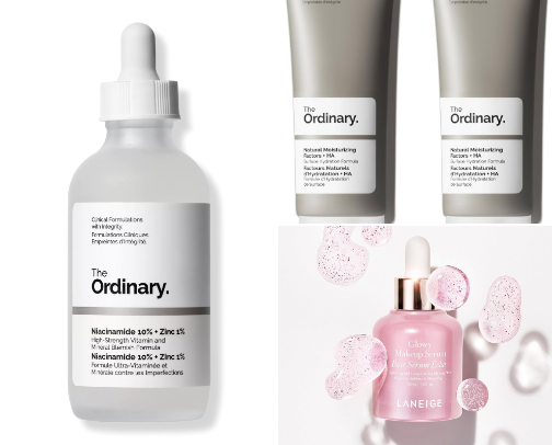 Skin care cover photo collage