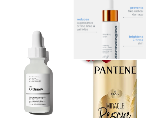 My favorite beauty recs cover photo collage