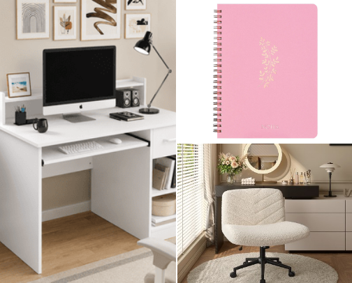 Essentials for working in office/home! 🤎 cover photo collage