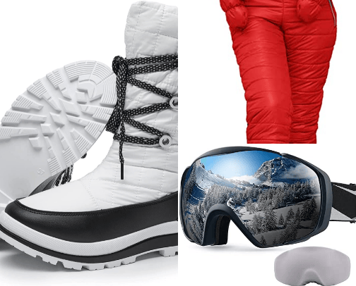 THAT girl Ski-Trip Inspo cover photo collage