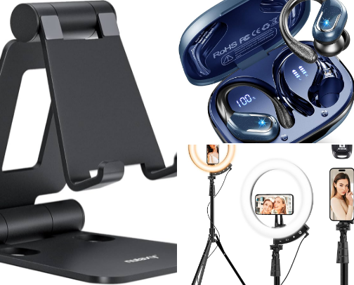 Handpicked gadgets that make everyday life easier, smarter, and more fun.
From must-have phone accessories to smart home upgrades, these are practical tech finds you’ll actually use.
Perfect for content creators, busy professionals, and anyone who loves cool, affordable innovation.
Save this list and upgrade your setup today. cover photo collage