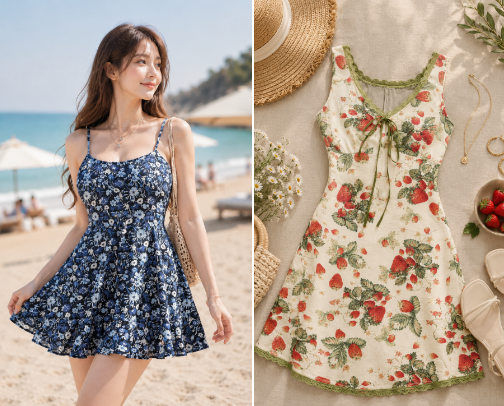 Affordable Mini Dresses for Summer ☀️🌴 cover photo collage