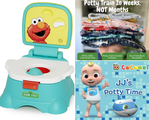 Potty Training 🚽 cover photo collage