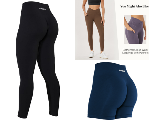 Pilates & Yoga Outfits cover photo collage