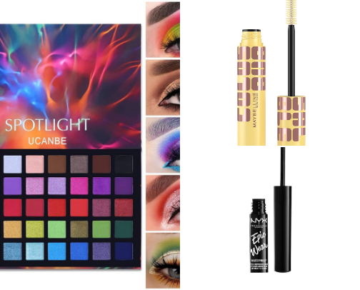 My makeup favorites cover photo collage