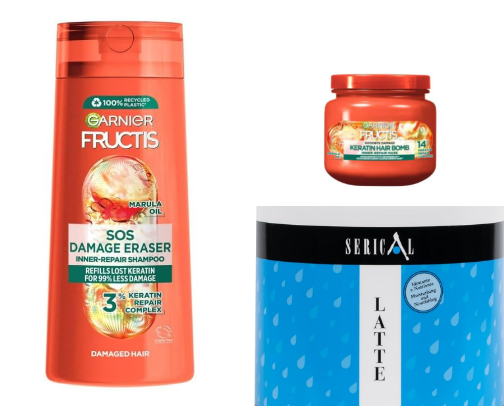 Hair routine for dry and brittle hair cover photo collage