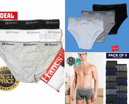 Beautiful and durable sexy briefs cover photo collage