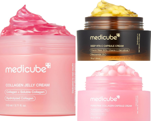 Korean skin care cover photo collage