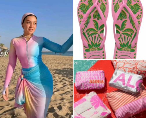 Beach Vacation Must-Haves cover photo collage