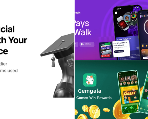 Best side hustle and rewarding apps cover photo collage