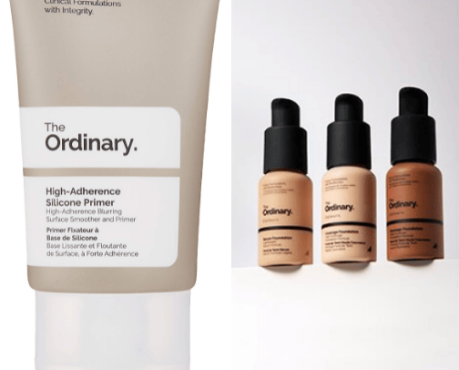 The Ordinary - hair and make-up cover photo collage