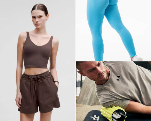 Fitness & activewear favs 🤸‍♂️🏃‍♀️ cover photo collage