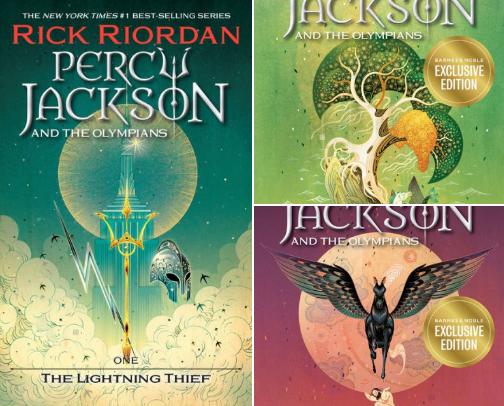 Percy Jackson series (could be your next read!) cover photo collage