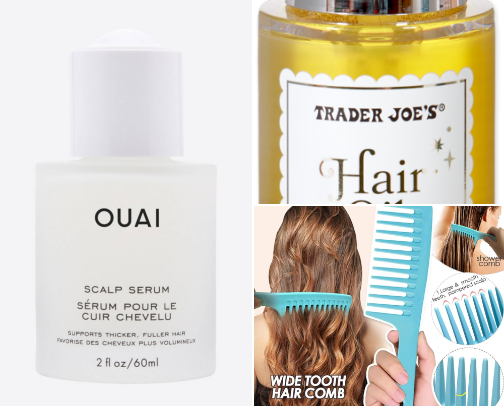 Hair products 🎀 cover photo collage