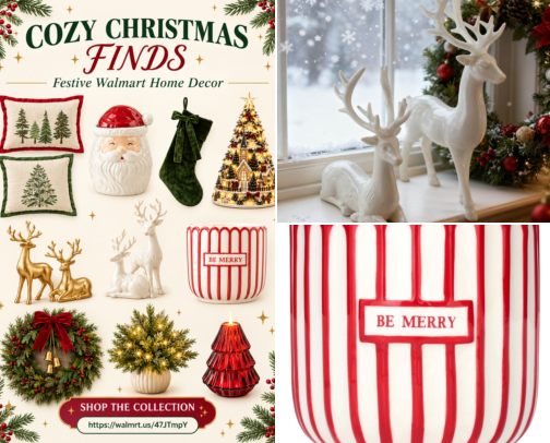 Cozy Christmas Finds cover photo collage