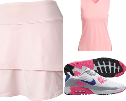 Tee Time & Girl Time: Golf Course Essentials for Players & Spectators cover photo collage