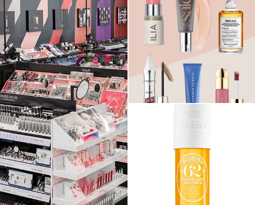 Skin care routine cover photo collage