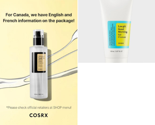 Skin Care Products cover photo collage