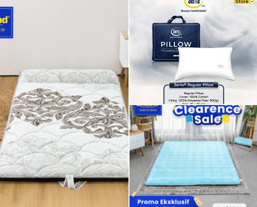 Tempat tidur kelas premium, menjadikan kenyamanan anda terpenuhi cover photo collage