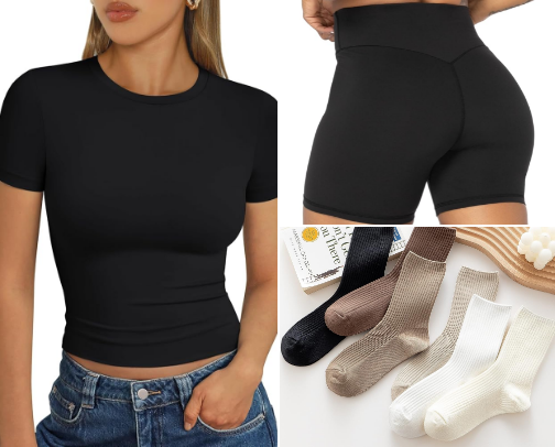 Clothes I like to try to look put together cover photo collage