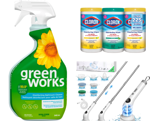 My all time favourite household cleaning supplies 🧼 🧹 cover photo collage