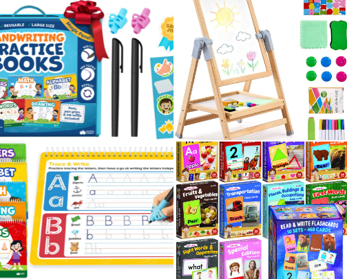 Toddler Homeschooling Must Haves cover photo collage