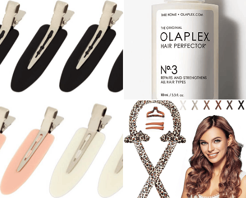 Hair care cover photo collage