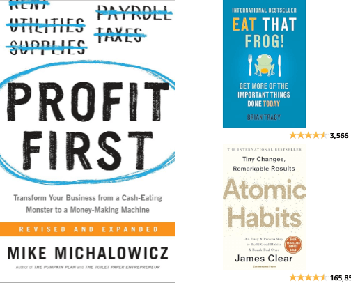 Reading List for Business cover photo collage