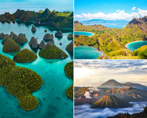 ✈️ Places to Visit in Indonesia cover photo collage