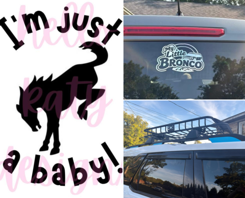 Bronco Sport Accessories cover photo collage