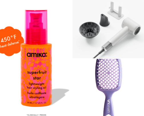 Straight hair recommendations cover photo collage