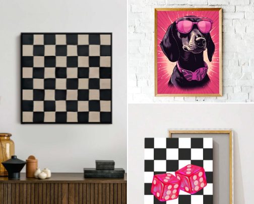 My fun and funky office! cover photo collage