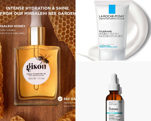 My favorite beauty recs cover photo collage