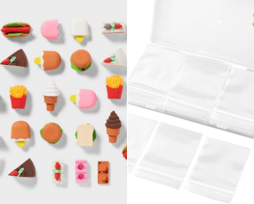 Eraser Birthday Favors cover photo collage