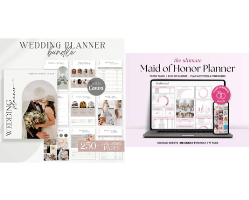 Planners for the planner cover photo collage