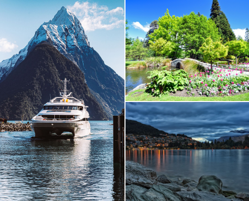 places i visited in new zealand cover photo collage