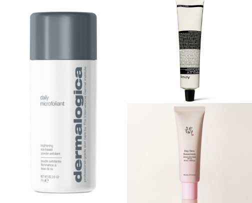 skincare products from former CEO of a crusty face cover photo collage