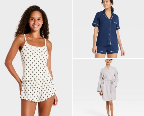 Cozy Day Vibes ll pajamas & loungewear cover photo collage