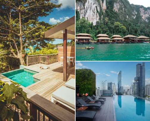 Hotels I would stay at again cover photo collage