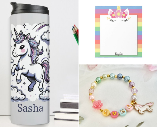 Obsessed with Unicorns!!  (Gift Ideas & Cool Stuff) cover photo collage