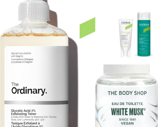 skincare cover photo collage