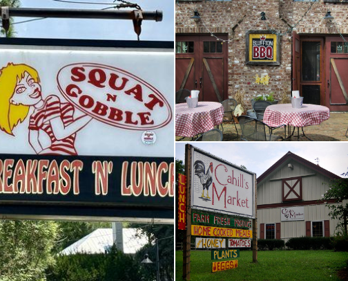 My Ultimate Favorite LOCAL Bluffton, SC Eats! cover photo collage