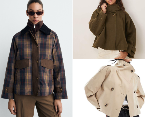 Staying warm with style : coats and vests edition cover photo collage