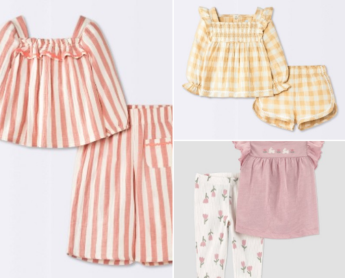 Target Baby & Toddler Girl Spring Finds cover photo collage