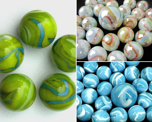 Very Cool & Collectible Marbles - Vacor, Peltier, Akro and more cover photo collage