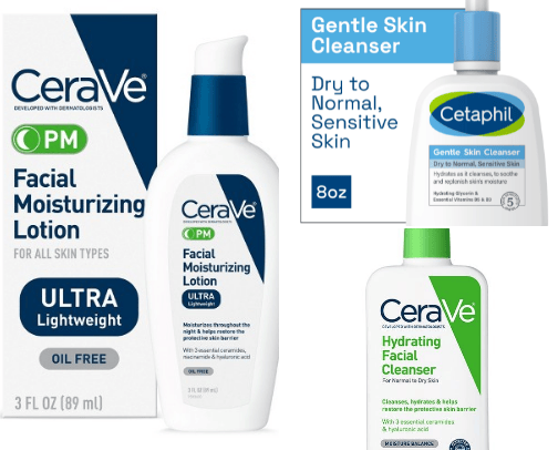 Skincare cover photo collage