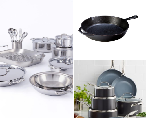 Best and Safest Kitchen cooking ware and Top Stainless Steel Utensils for you and your loved ones!! cover photo collage
